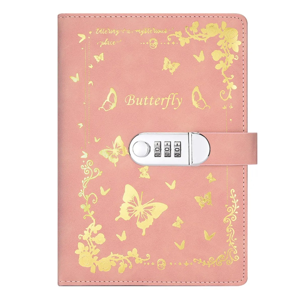 A5 Lock Password Diary