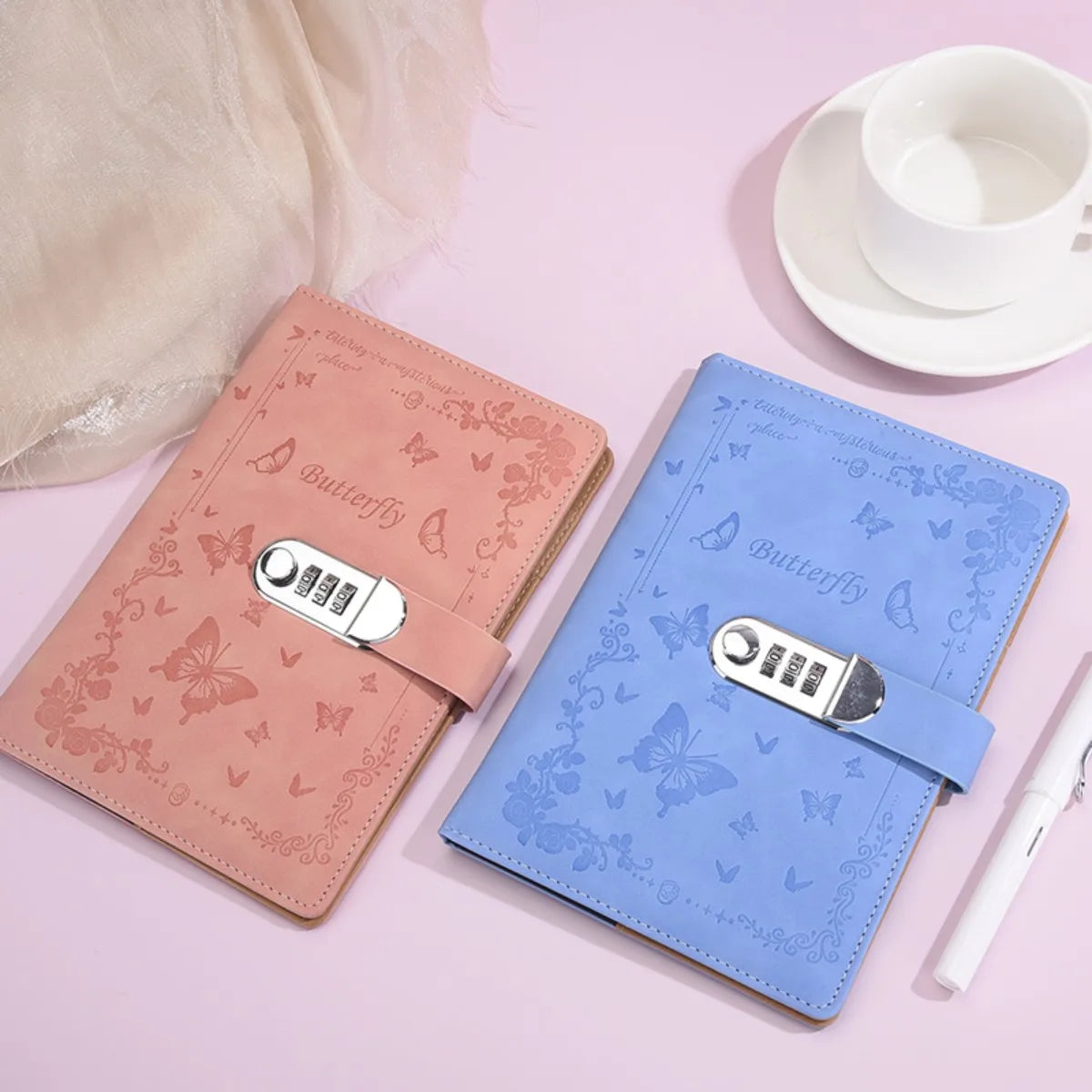 A5 Lock Password Diary