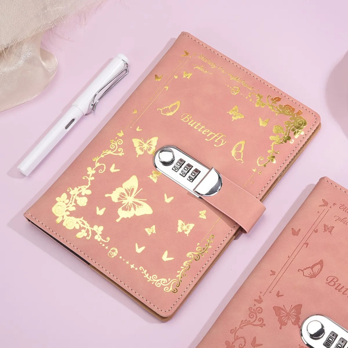 A5 Lock Password Diary