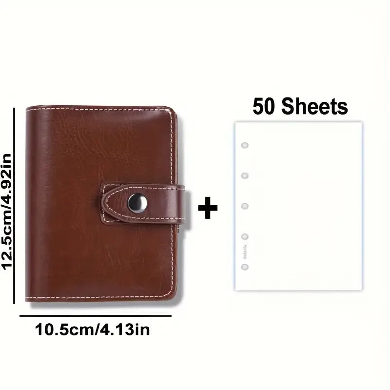A7 Leather Travel Journal