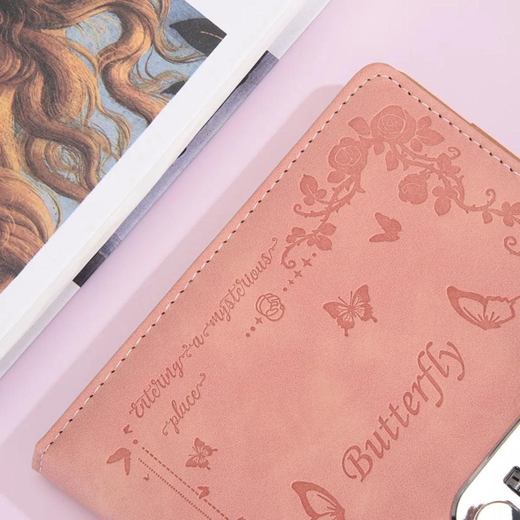 A5 Lock Password Diary