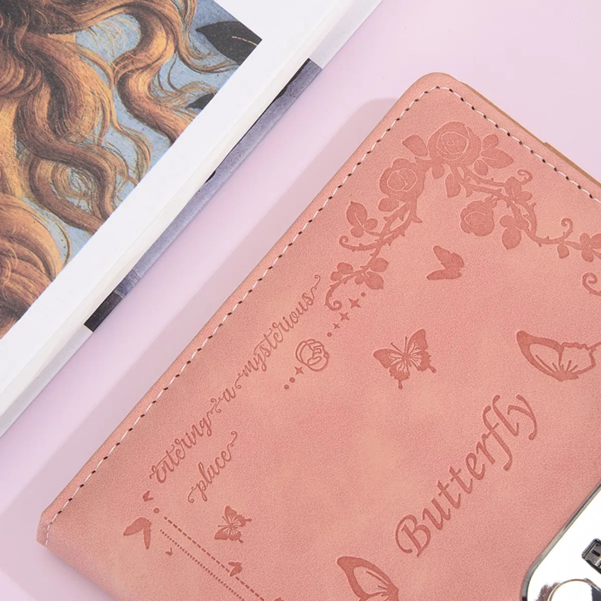 A5 Lock Password Diary