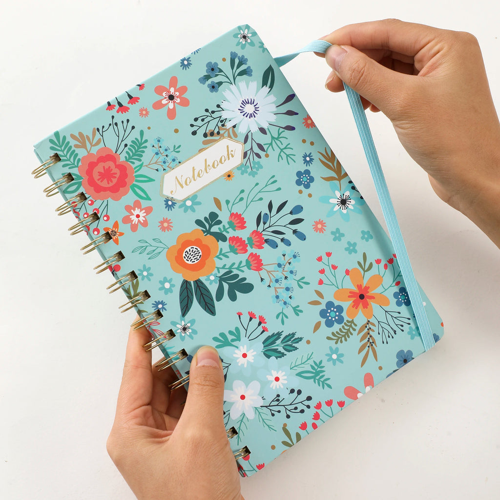 Hardcover Spiral Diary Notebook