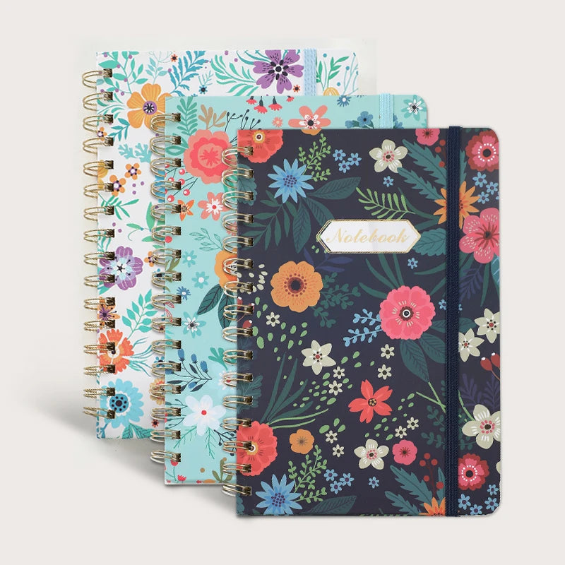 Hardcover Spiral Diary Notebook